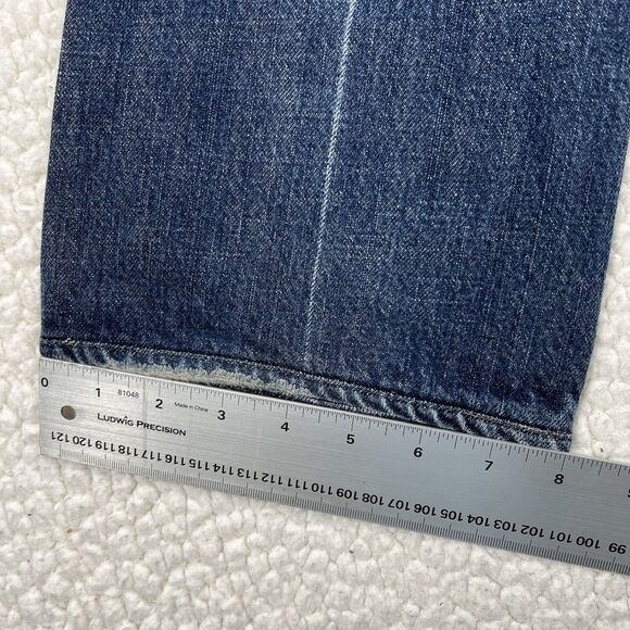 Seven Bootcut Jeans Women’s 29x31 Blue Made in USA Y2K Boho Western Rodeo - Picture 13 of 14